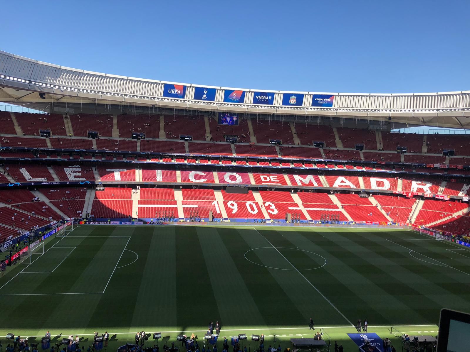  El Metropolitano, en la final de la Champions 2019.