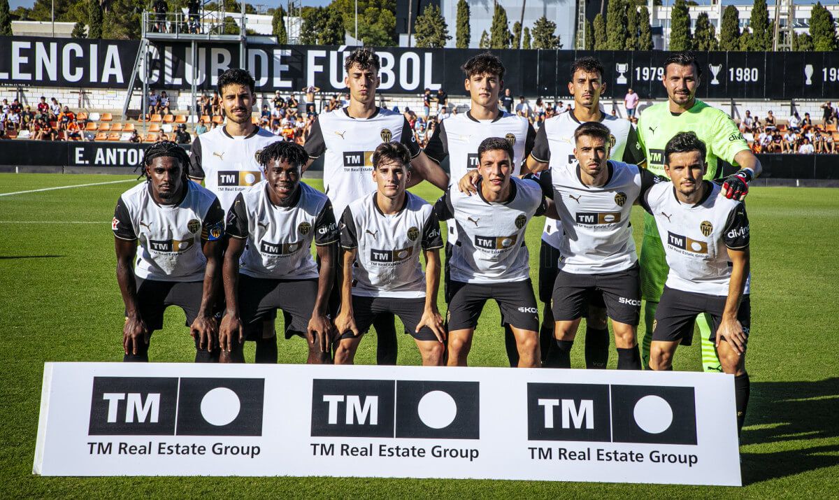  El once titular del Valencia CF ante el Levante UD.