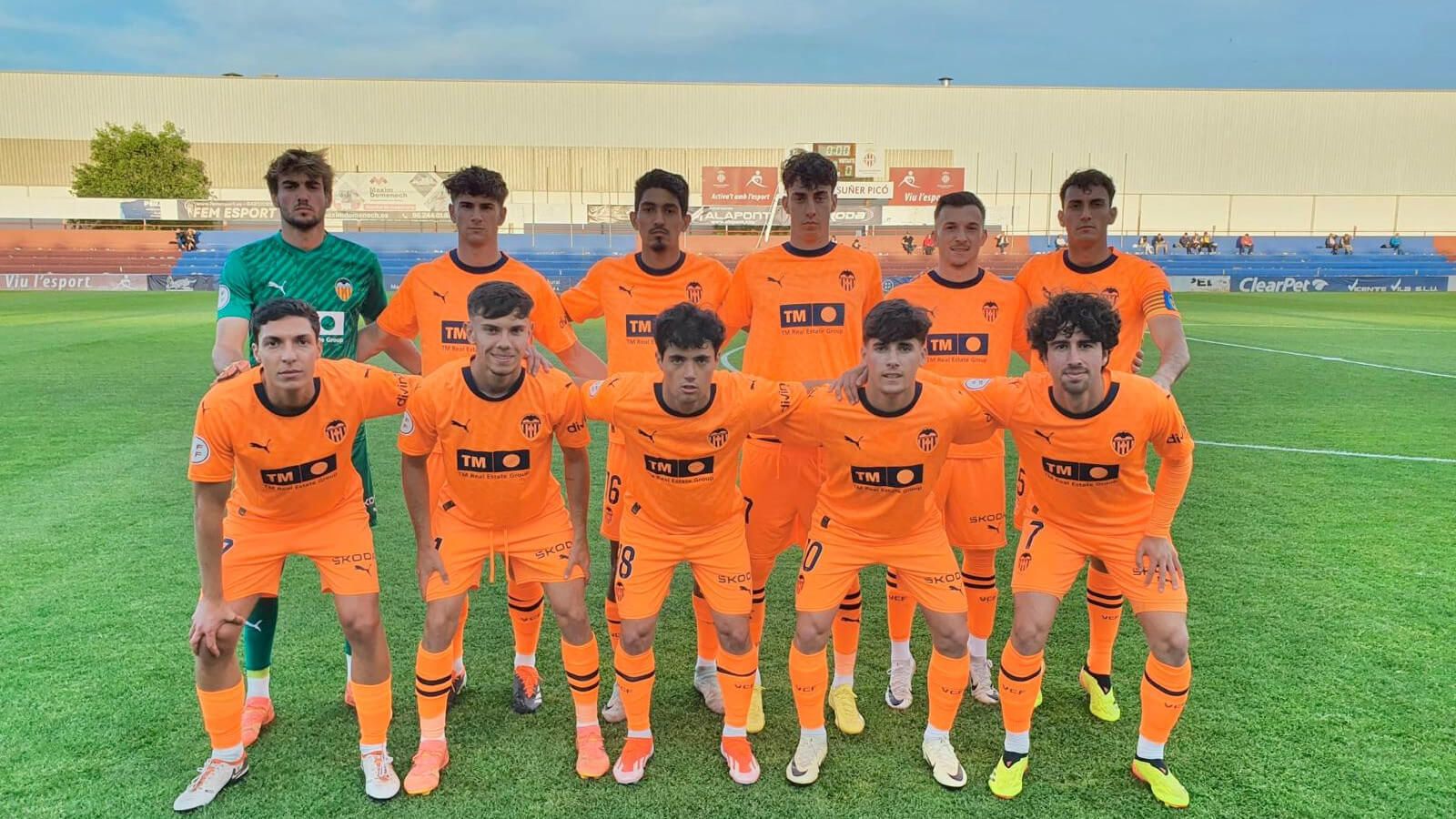  El once titular del VCF Mestalla en Alzira
