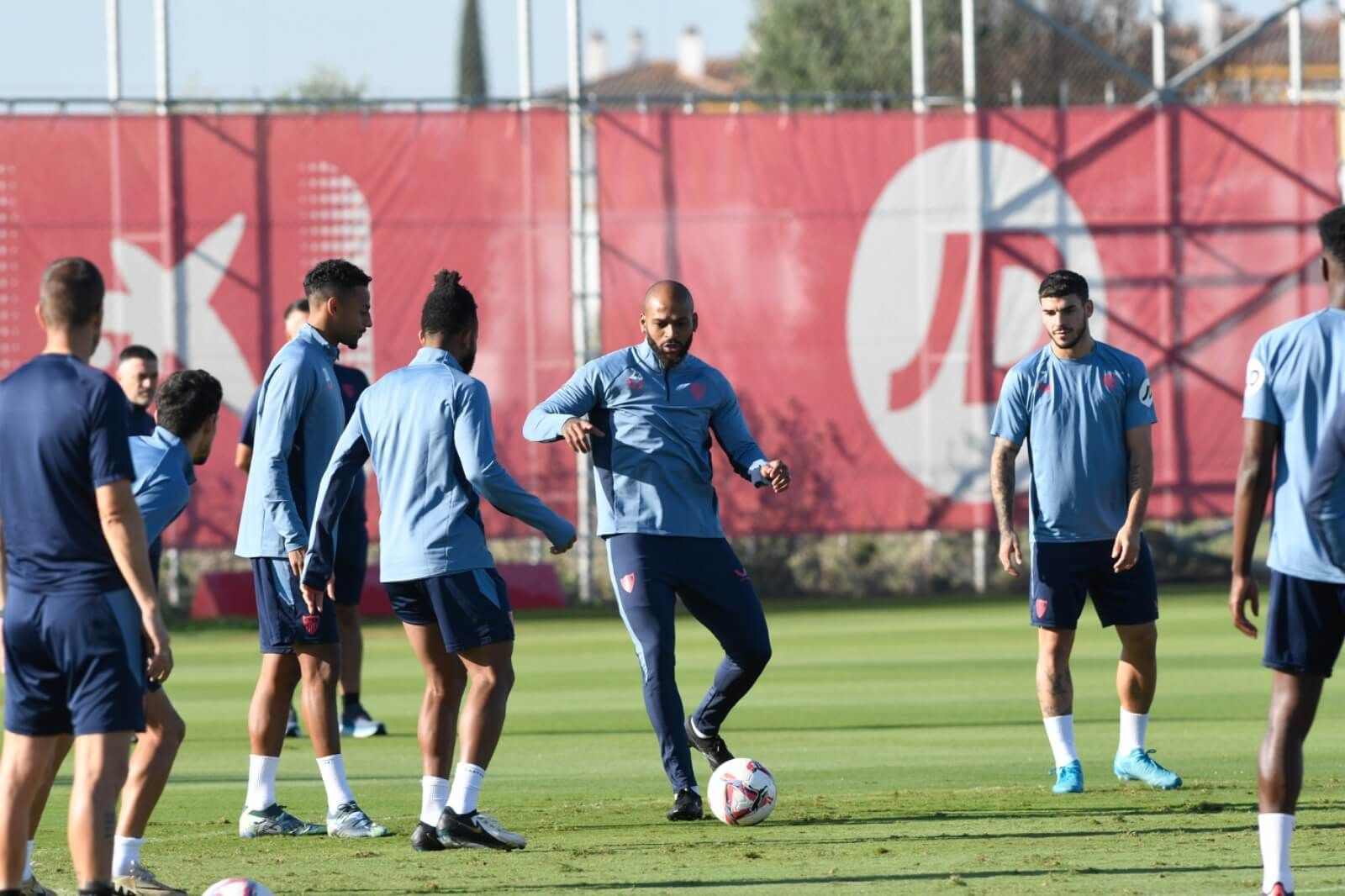  Marcao, en el entrenamiento de este sábado.