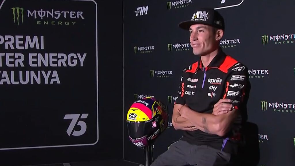  Aleix Espargaró, en el Gran Premio de Montmeló.