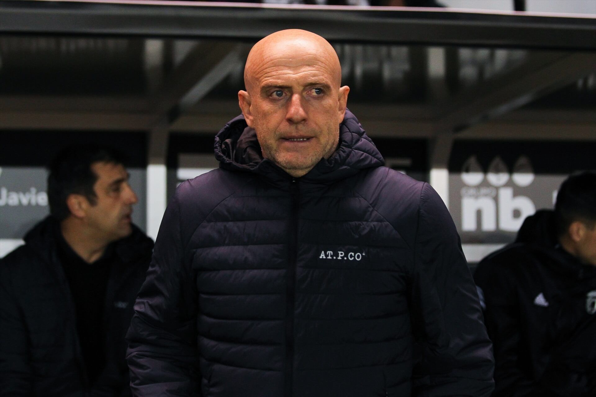 Julián Calero, durante su etapa en Burgos