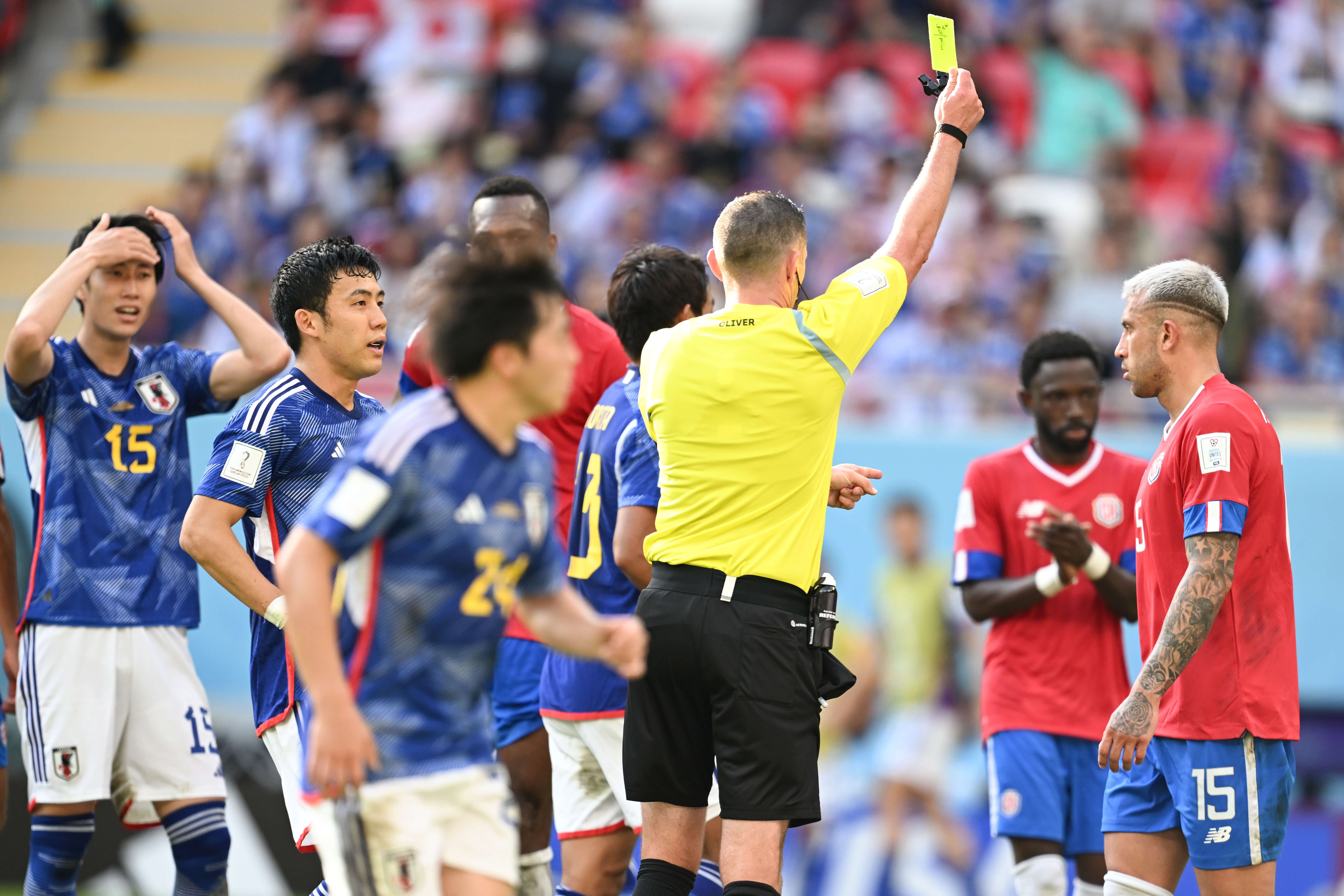  Michael Oliver en un partido del Mundial de Catar (Europa Press)