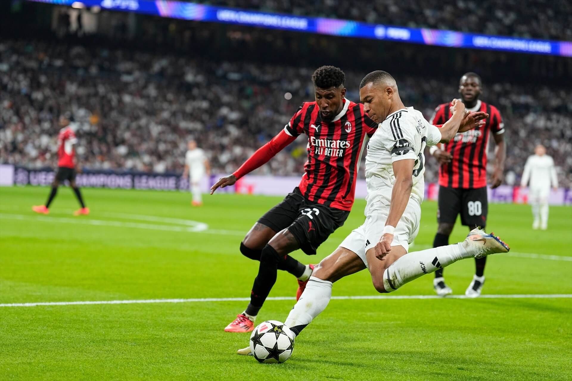 Kylian Mbappé en el Real Madrid - Milan