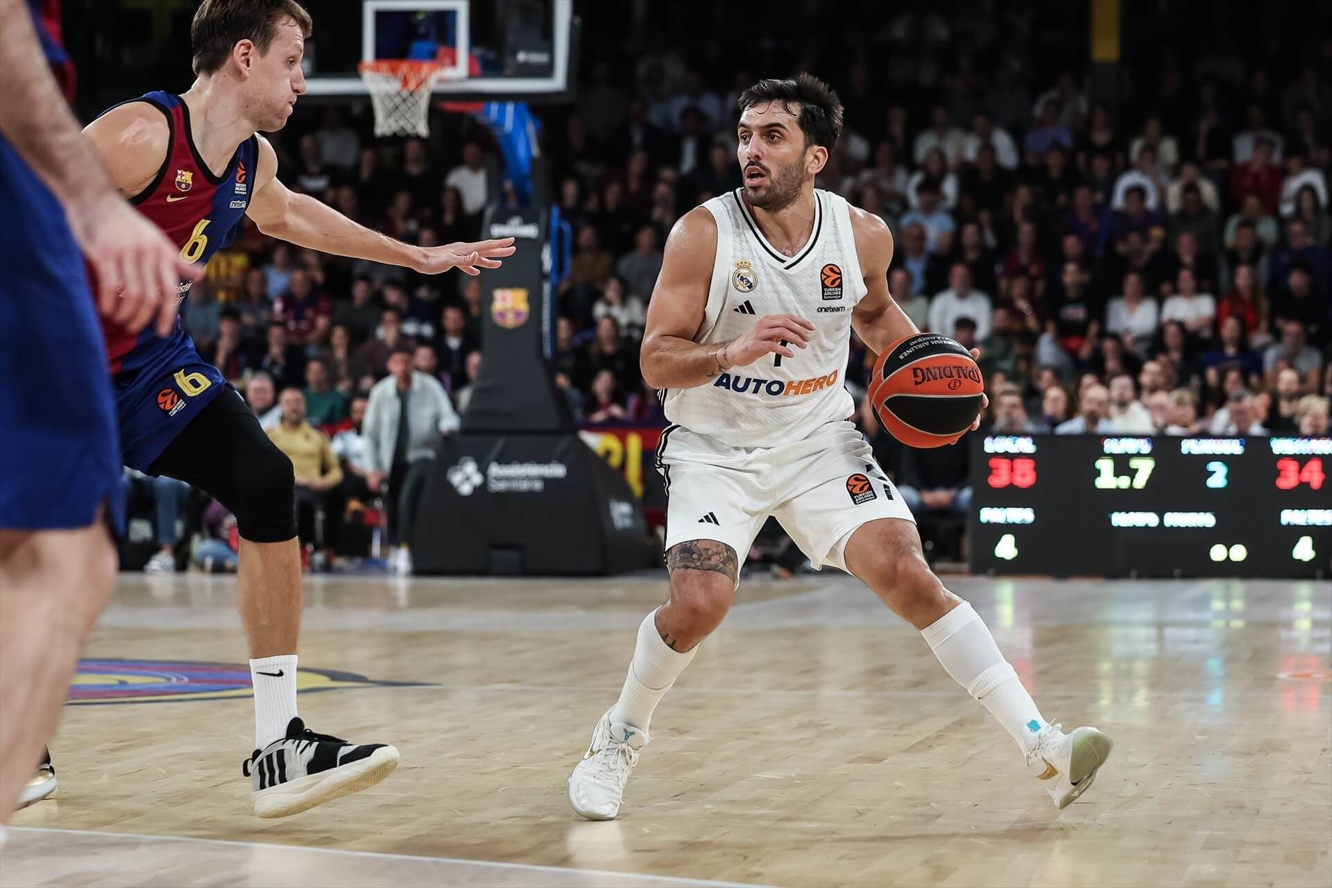  Facundo Campazzo en el Clásico de la Euroliga