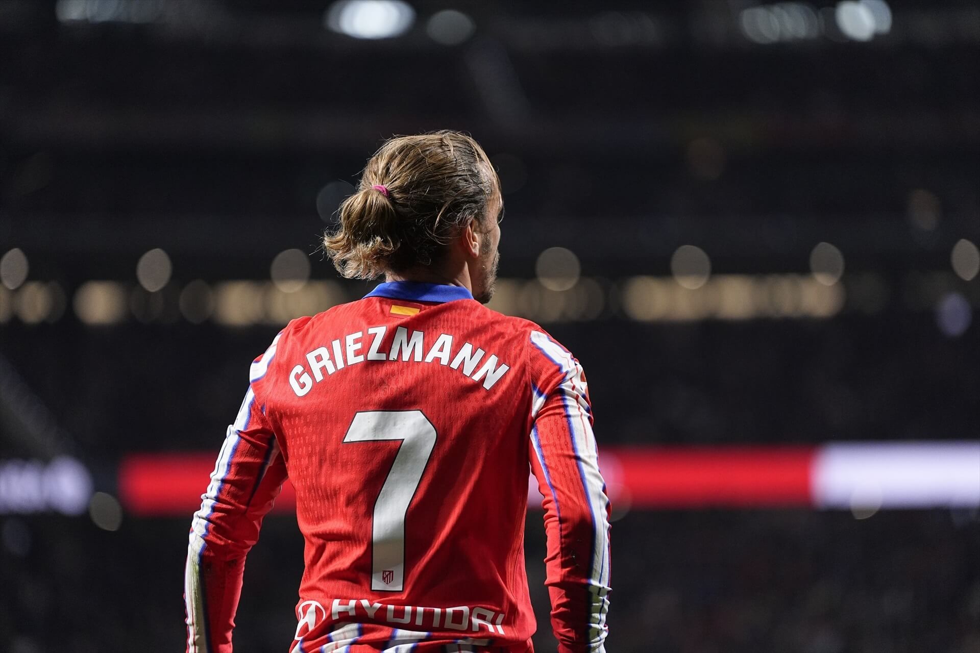 Antoine Griezmann en un partido del Atlético