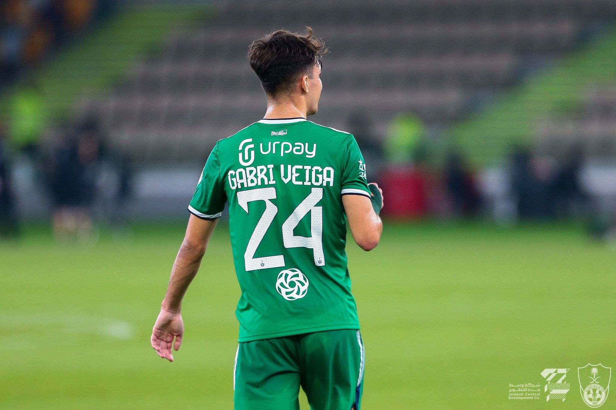  Gabri Veiga, durante un partido con el Al-Ahli.