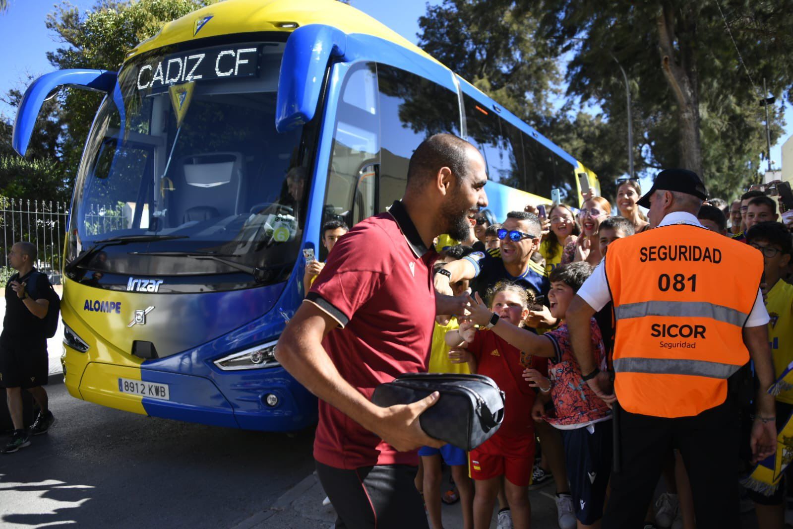  Fali, en Chiclana para el amistoso.