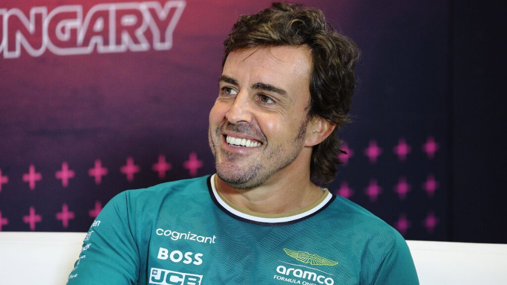 Fernando Alonso, en el Gran Premio de Hungría.