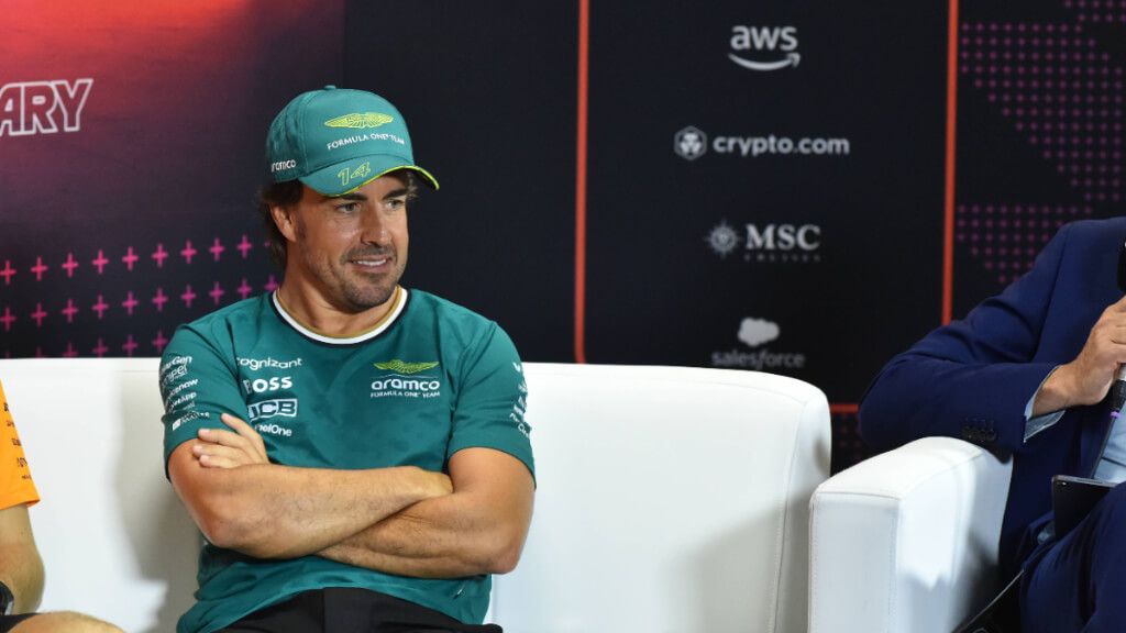  Fernando Alonso, en el Gran Premio de Hungría.