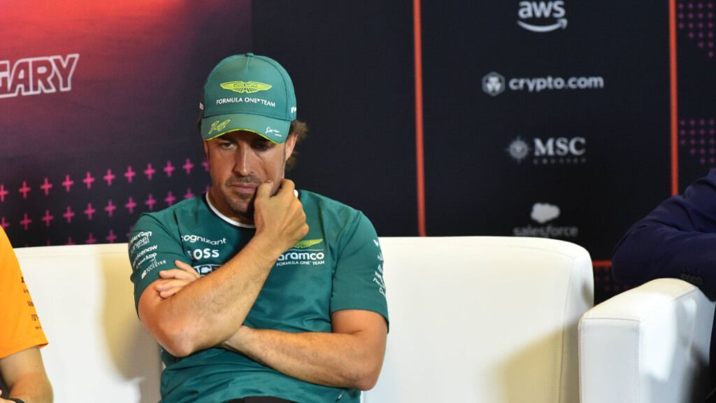  Fernando Alonso, en el Gran Premio de Hungría.