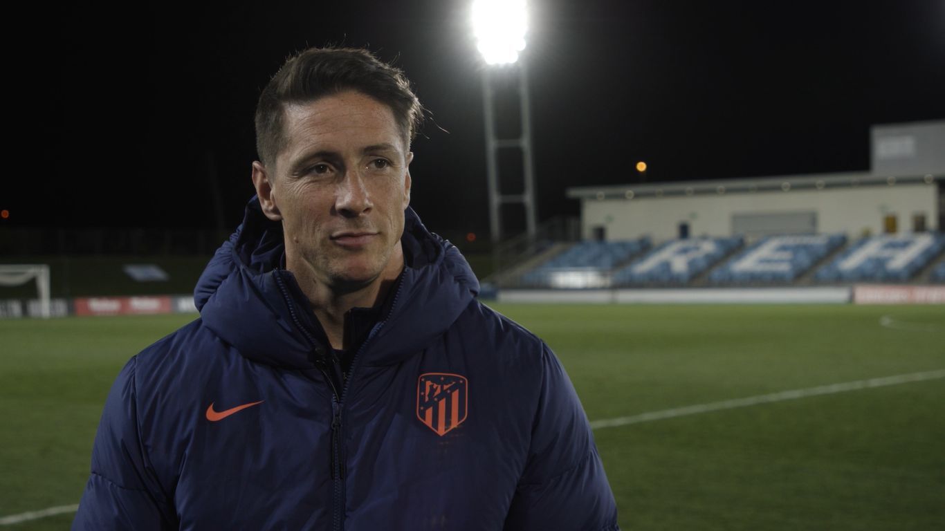  Fernando Torres tras el pase a cuartos del Atlético en la Youth League
