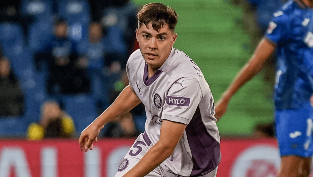  Ferran Ruiz, en su debut en el Getafe-Girona.