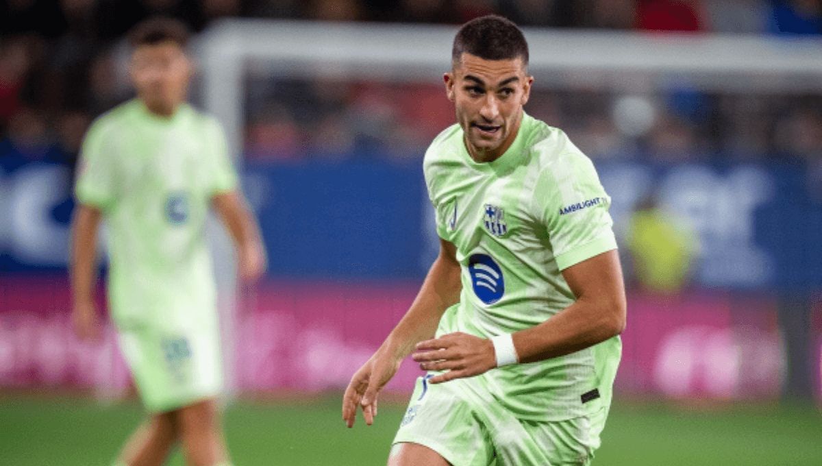 Ferran Torres, durante el Alavés-Barcelona.
