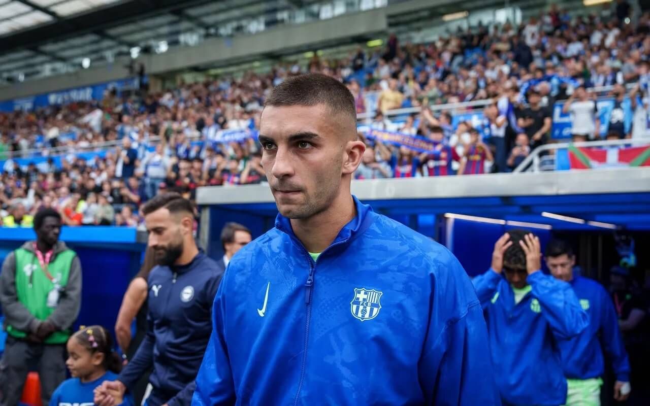  Ferran Torres, en Mendizorroza.