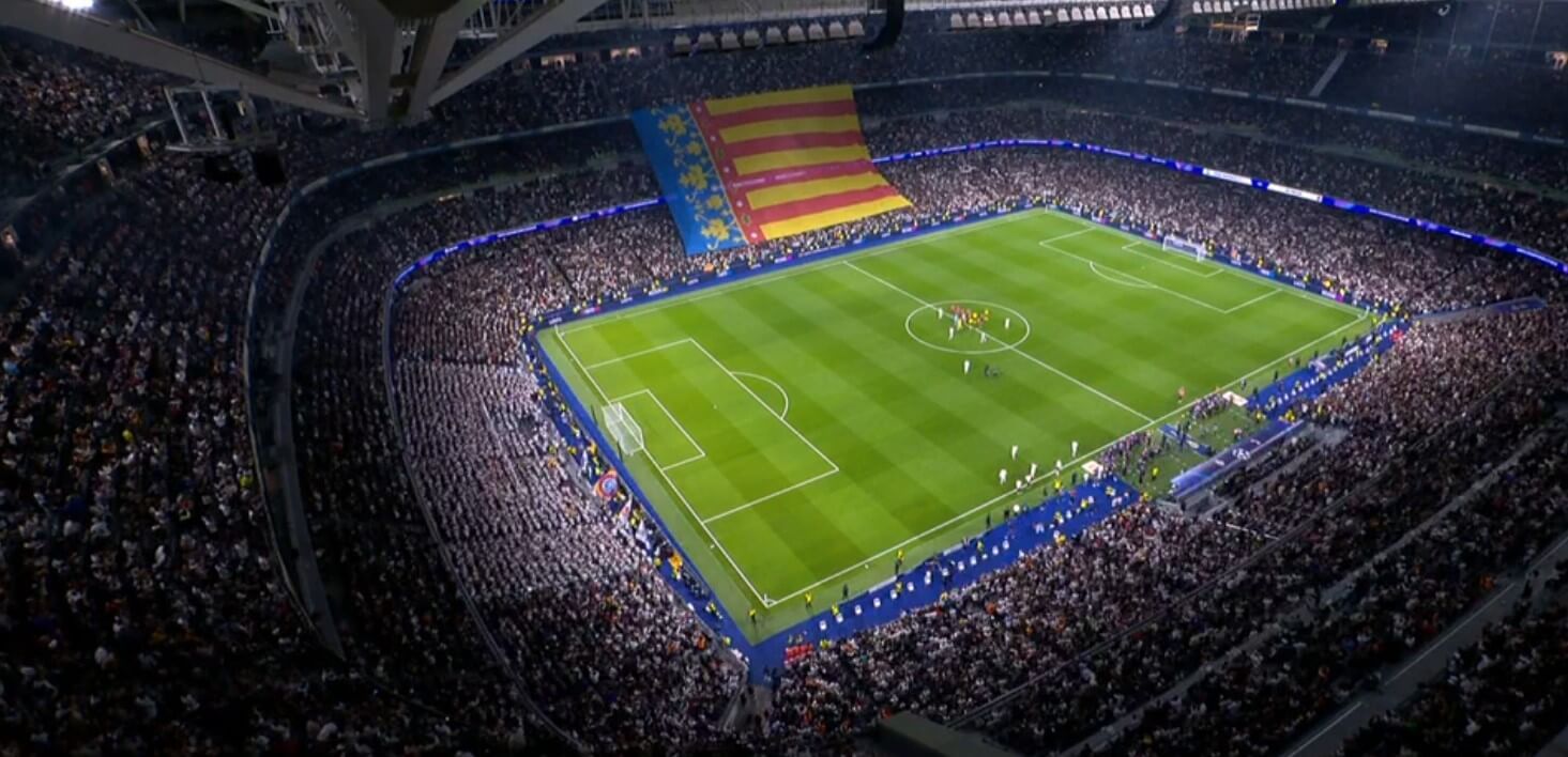  El homenaje del Santiago Bernabéu a Valencia (Movistar +)