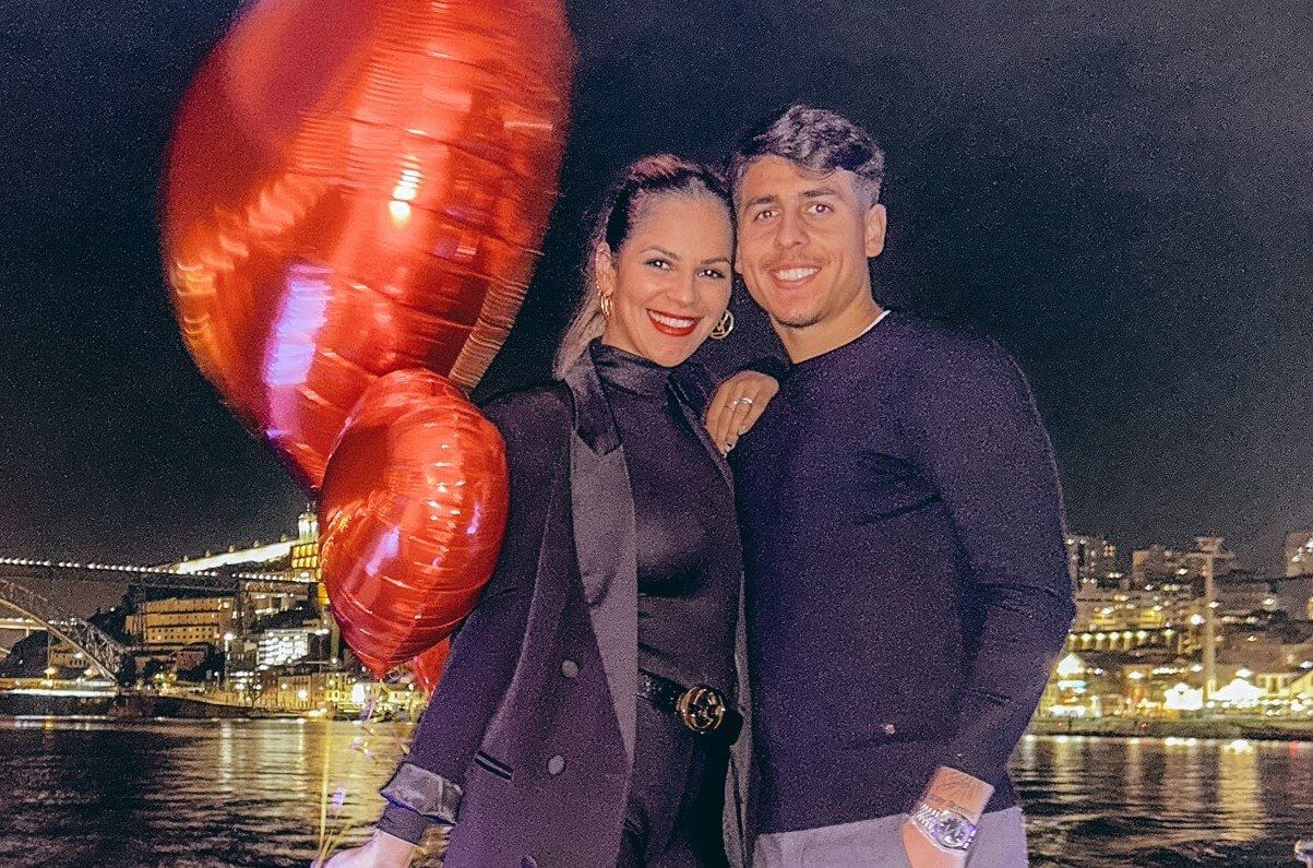  Clarisa Abreu, junto a su marido, Santiago Colombatto.