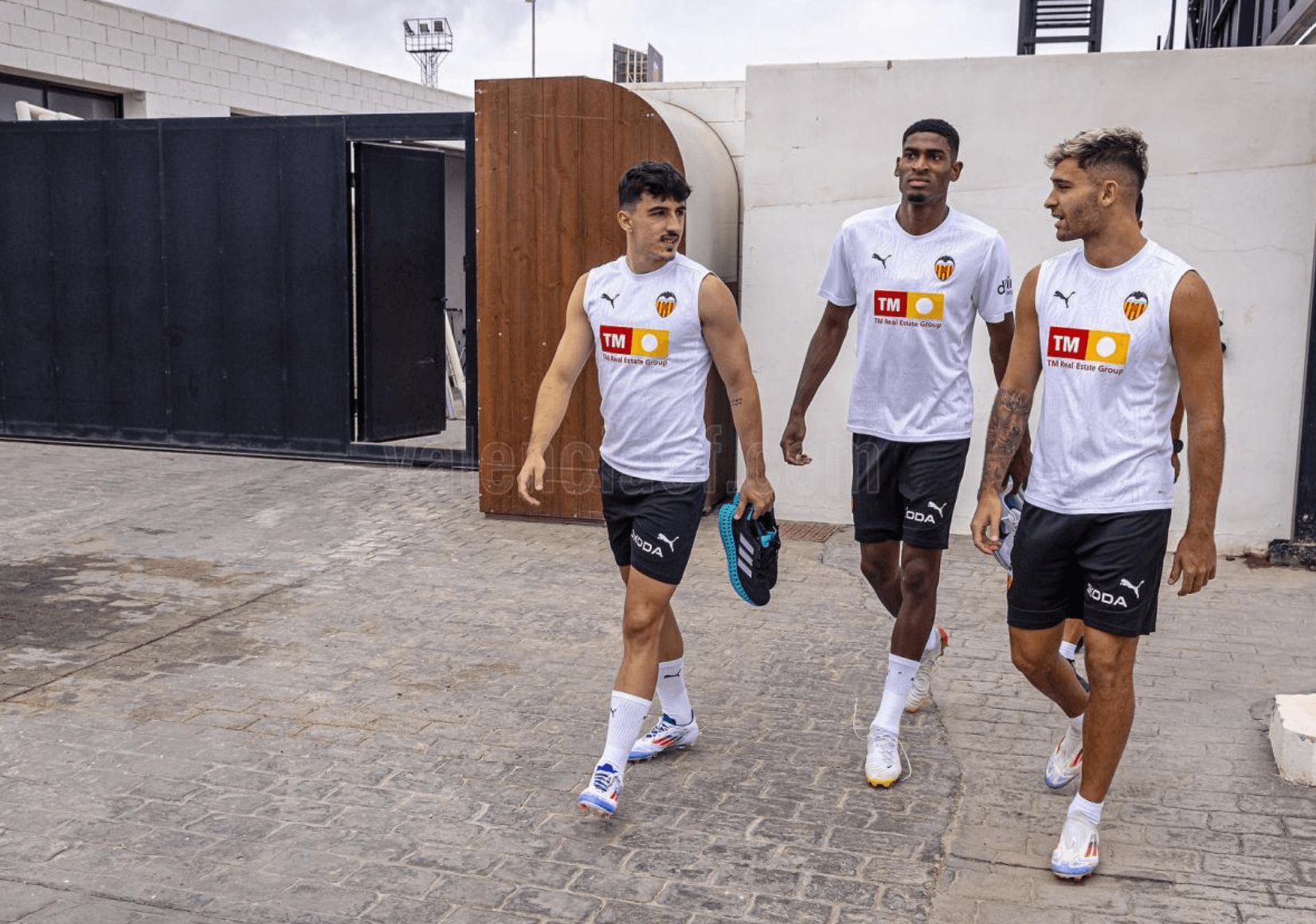  Foto de un entrenamiento del Valencia CF