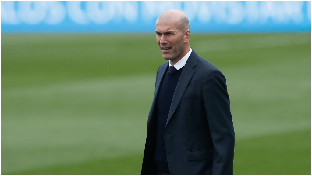 Zinedine Zidane en su etapa como entrenador del Real Madrid (Europa Press)