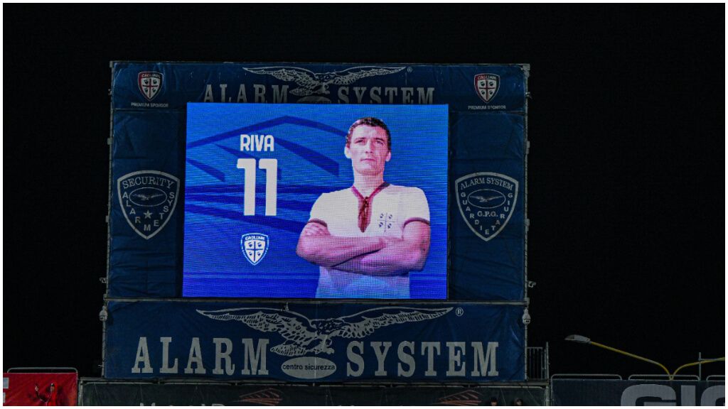  Homenaje en Cagliari que se hizo a Gigi Riva (foto: Cordon Press).