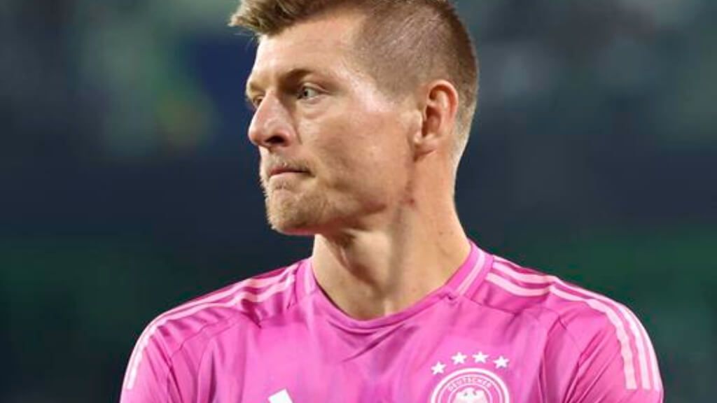  Toni Kroos durante un partido con la selección alemana (EFE)