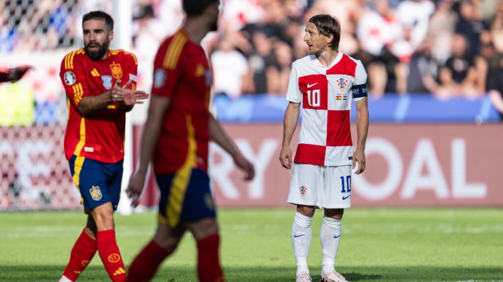 Luka Modric, durante el España-Croacia (foto: Cordon Press).