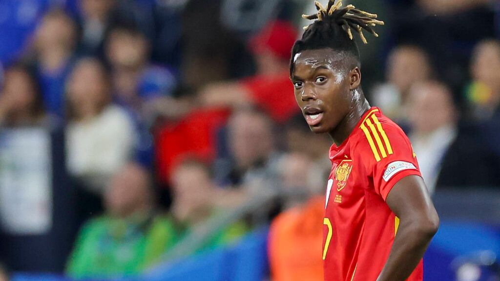 Nico Williams ante Italia.