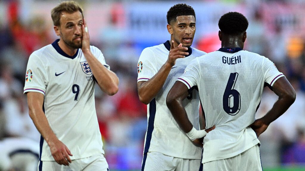  Kane, Bellingham y Guéhi, frente a Eslovenia