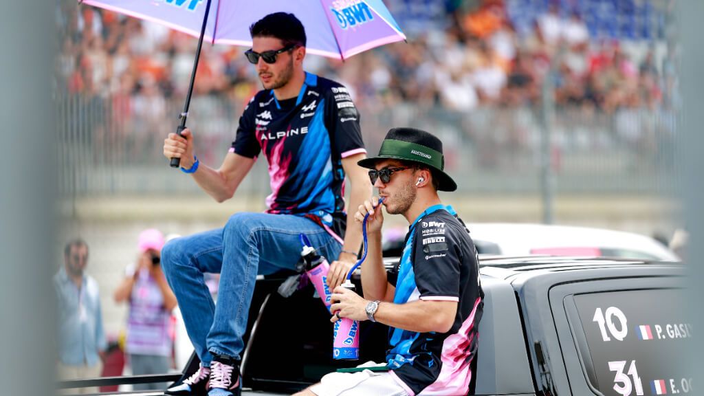  Esteban Ocon y Pierre Gasly, en el Gran Premio de Austria.