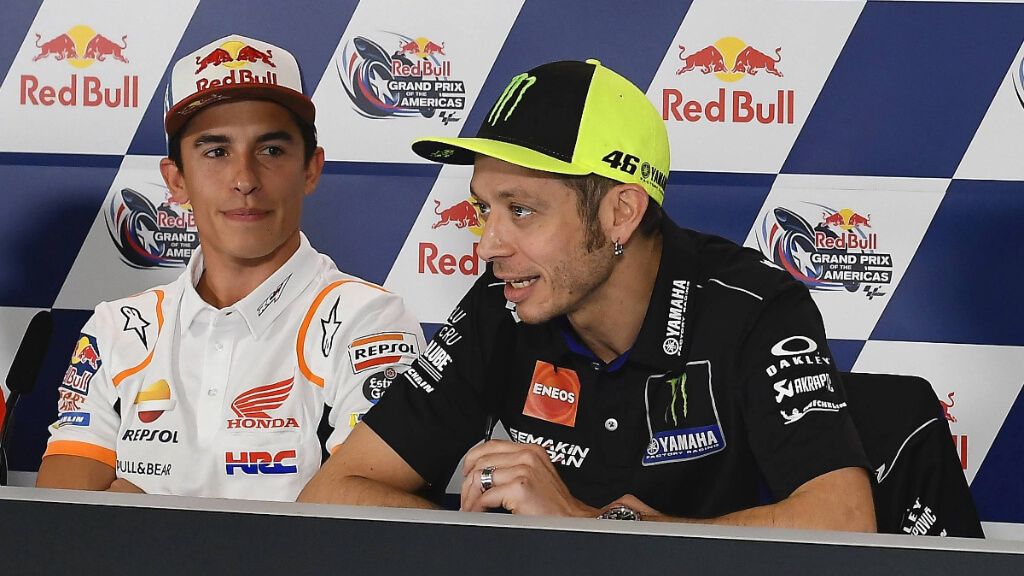  Valentino Rossi y Marc Márquez (Cordon Press)