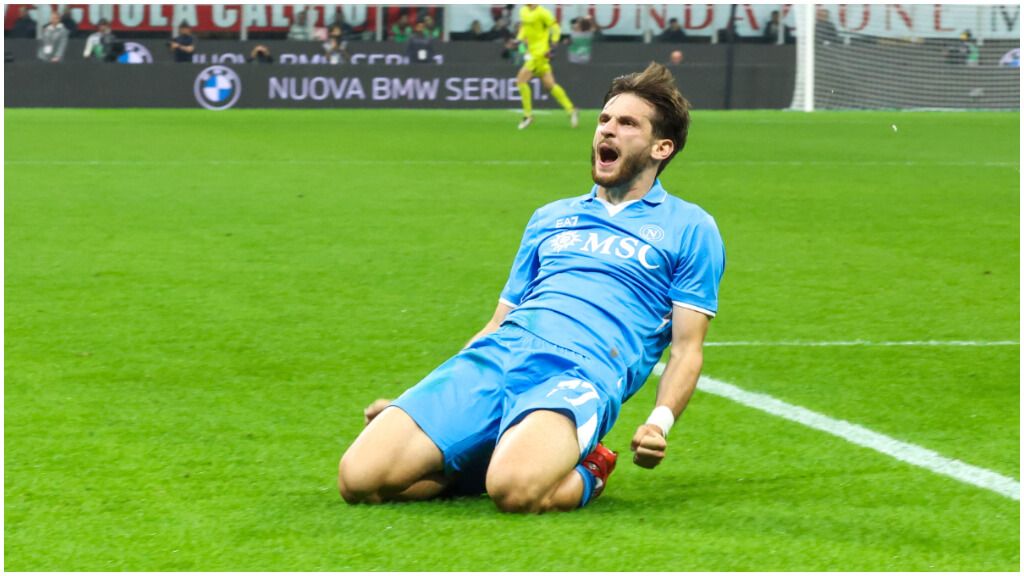  Khvicha Kvaratskhelia. (Fuente: Europa Press)