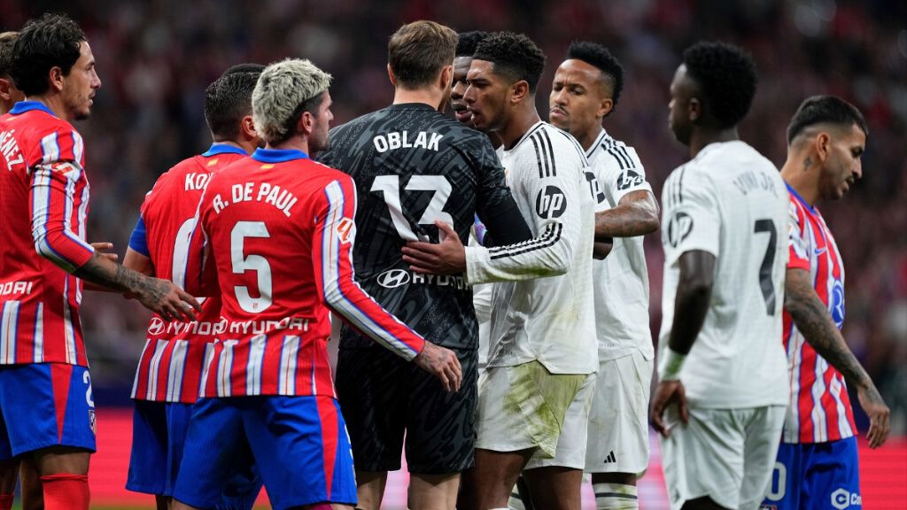  Imagen del derbi madrileño de LALIGA