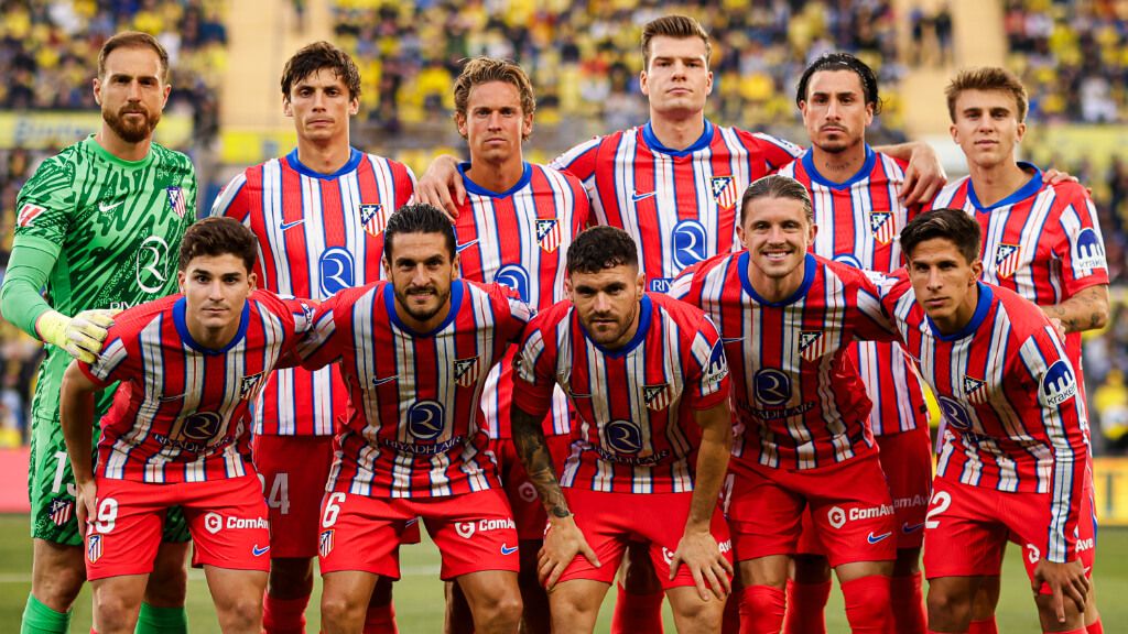  Los onces del Atlético de Madrid ante Las Palmas (@Atleti)