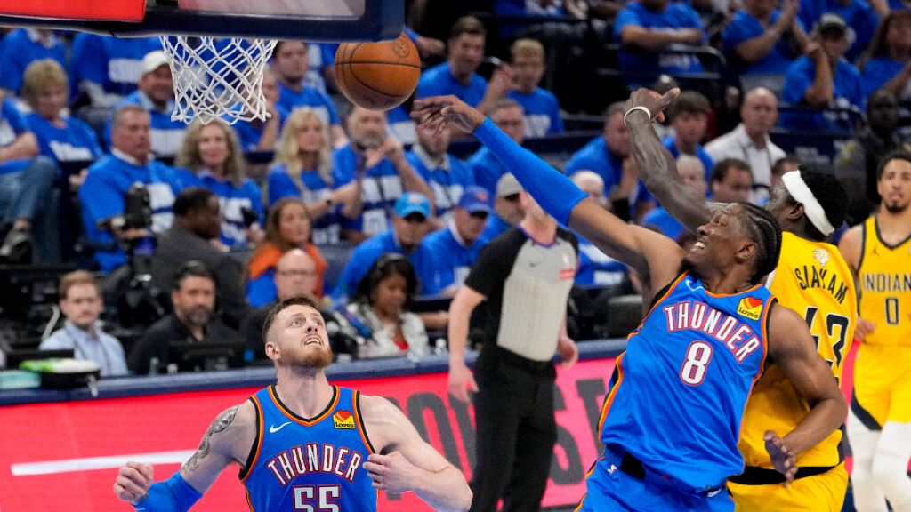 Jalen Williams en el partido contra los Pacers (Cordon Press)