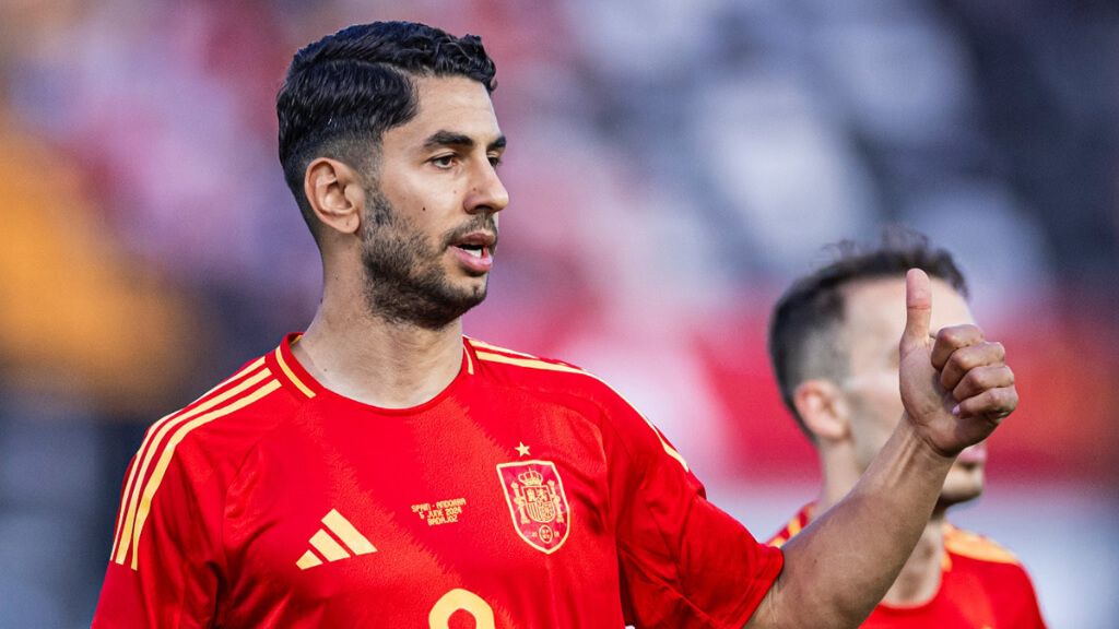  Ayoze Pérez, en su debut con la Selección Española ante Andorra (foto: sefutbol.)