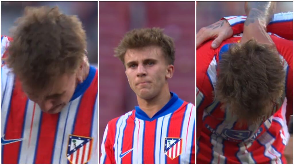 Pablo Barrios vuelve a tener problemas musculares esta temporada en el Atlético de Madrid.