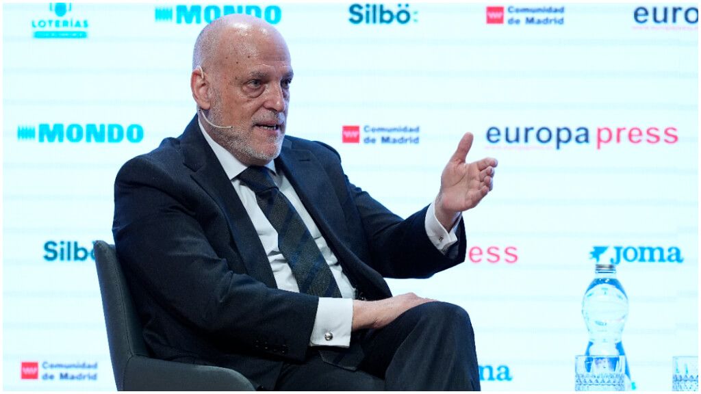  Javier Tebas en Desayunos Deportivos.