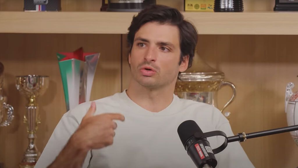  Carlos Sainz, en la entrevista en el podcast de Nude Project (YouTube)
