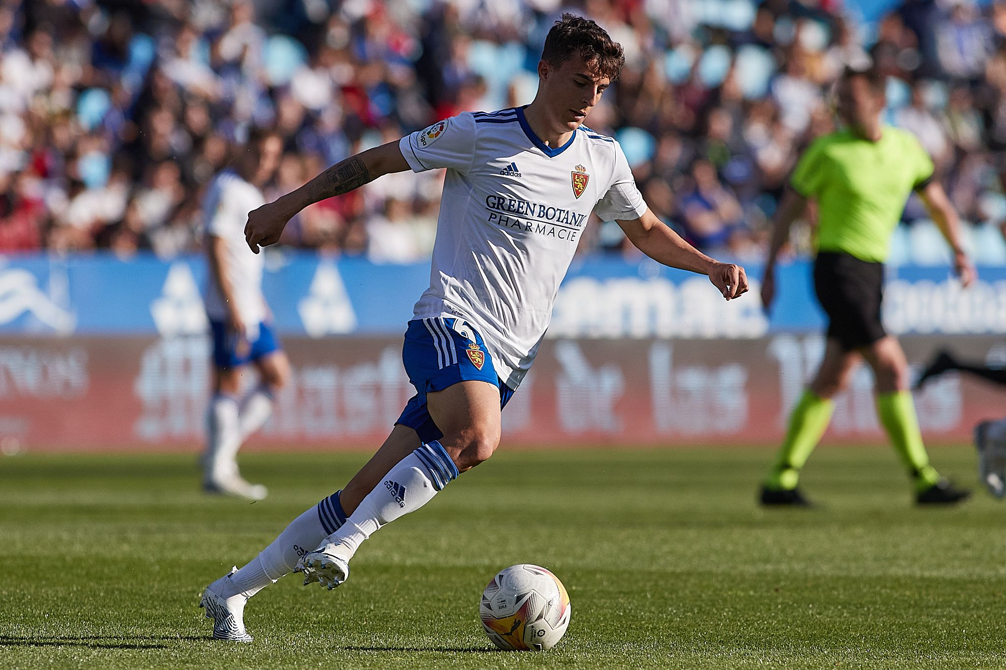  Francés ante el Burgos en La Romareda.