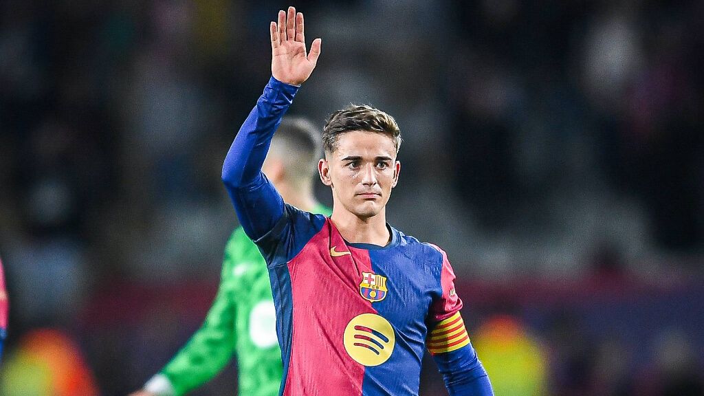  Gavi, durante un partido del FC Barcelona (Fuente: Cordon Press)