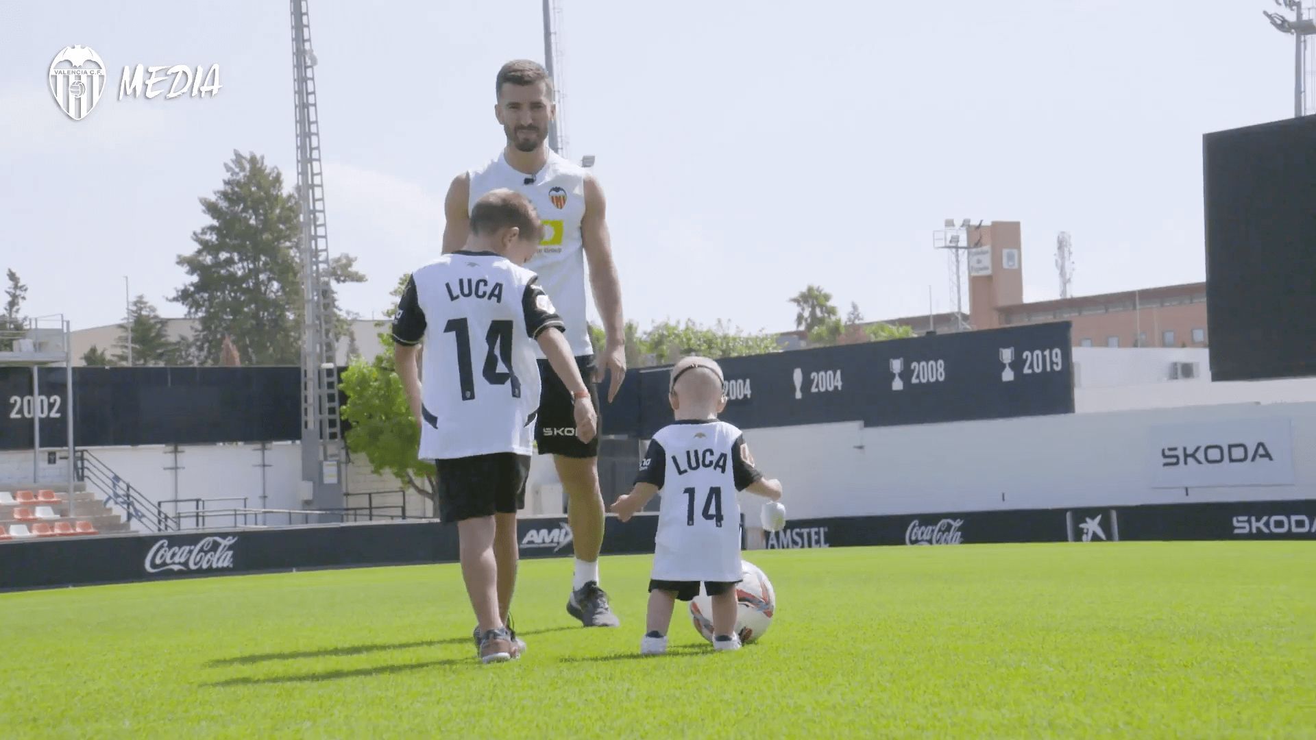 Luca ya estuvo en Paterna con Gayà y su hermano el año pasado