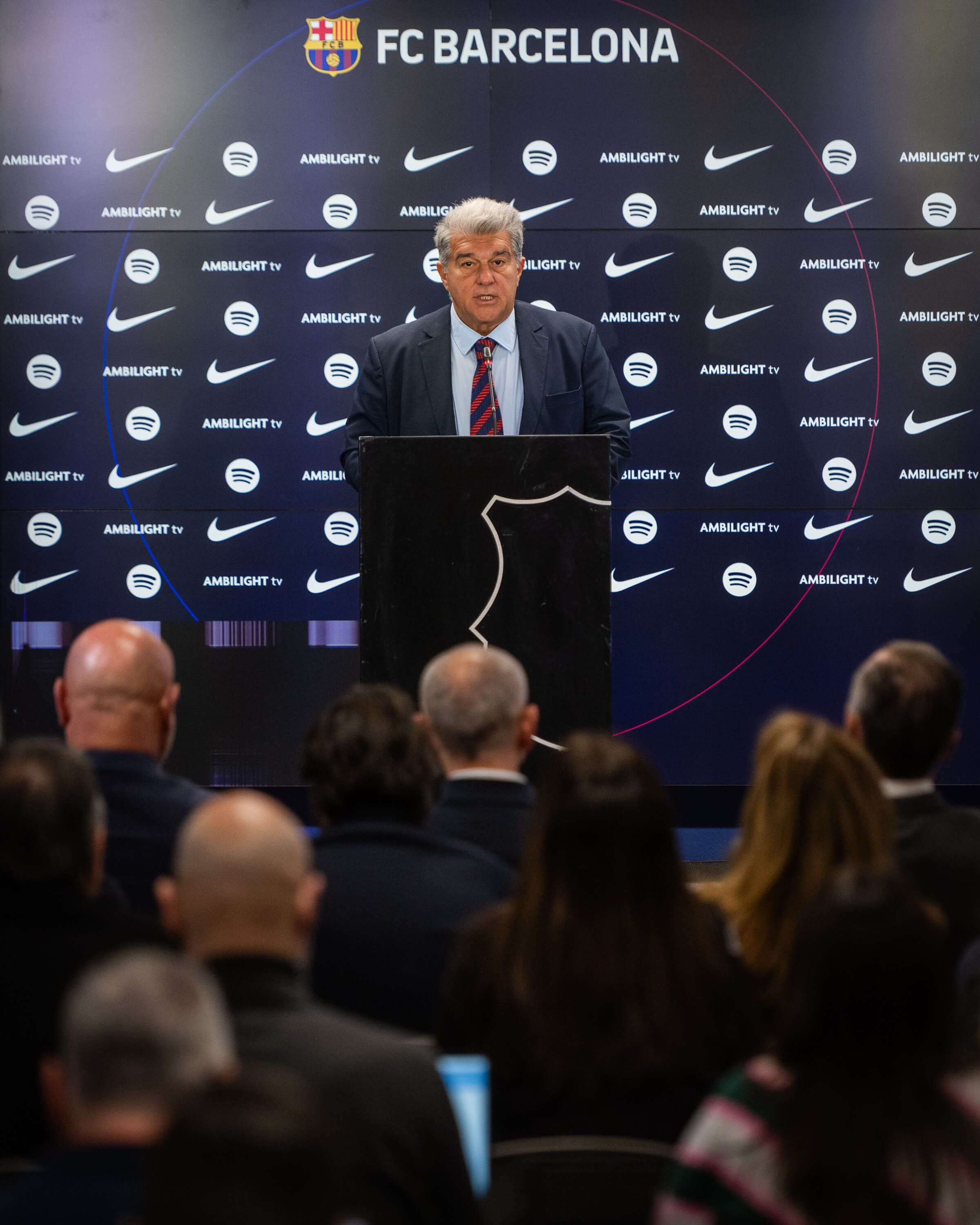  Joan Laporta ante los medios (FC Barcelona)
