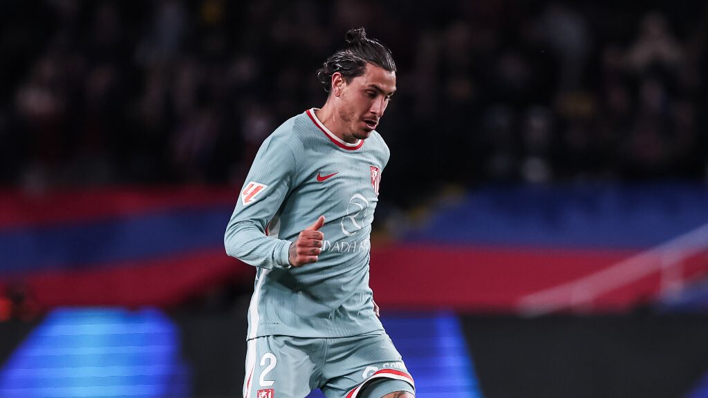  José María Giménez en un partido con el Atlético de Madrid