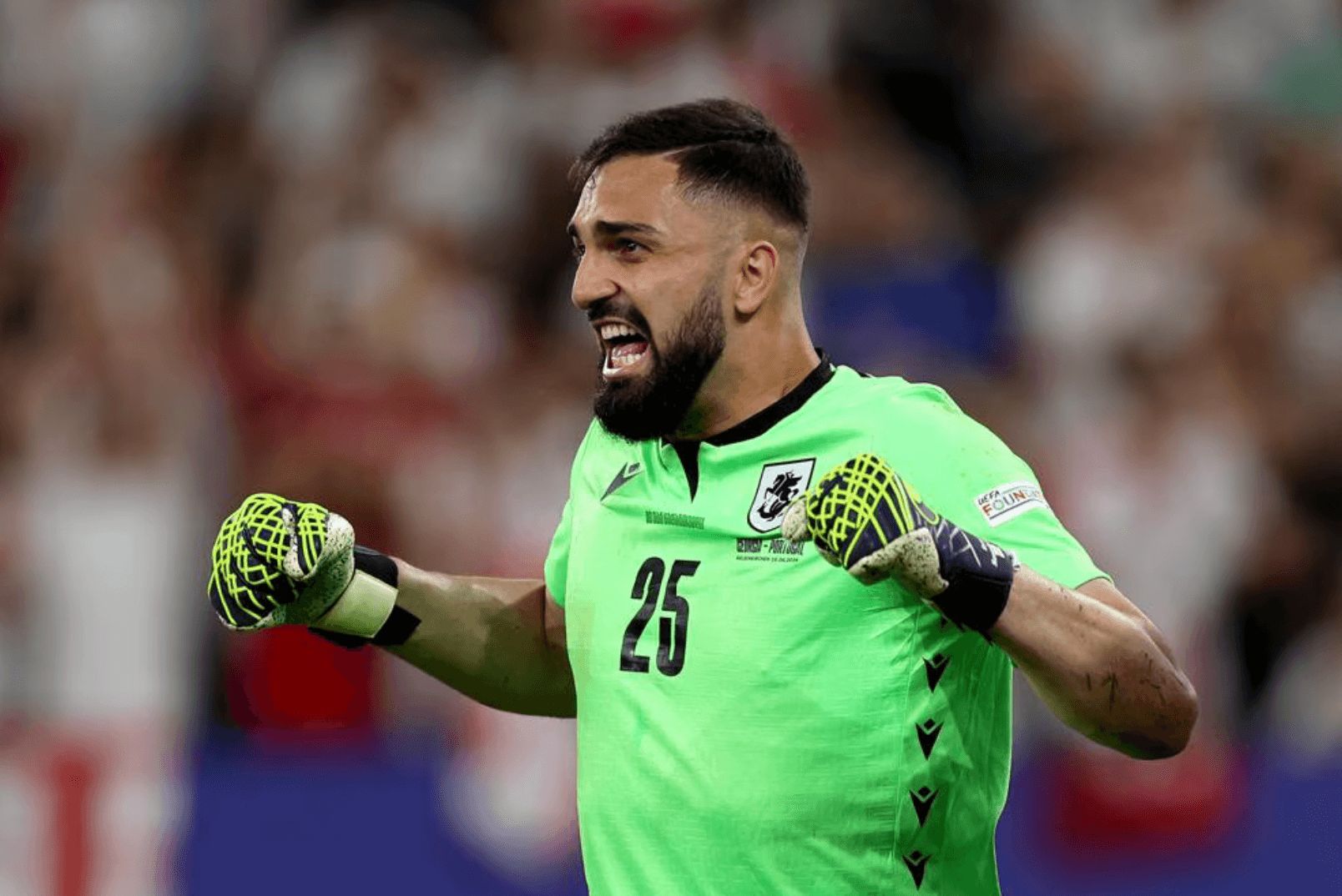 Giorgi Mamardashvili, ante Portugal.