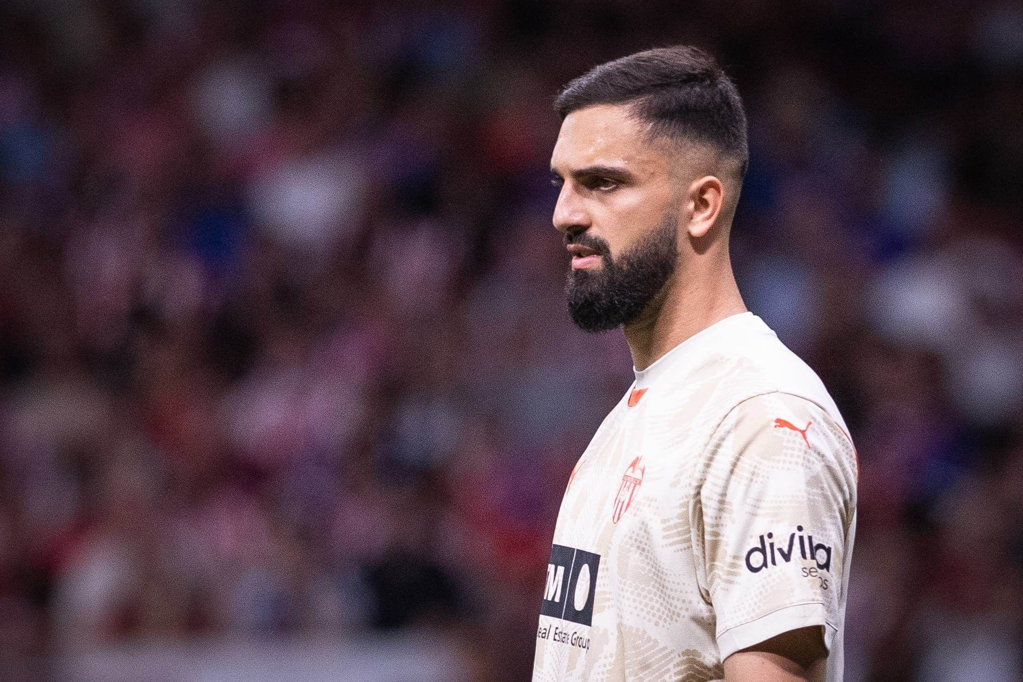  Giorgi Mamardashvili, en el Atlético de Madrid - Valencia CF.