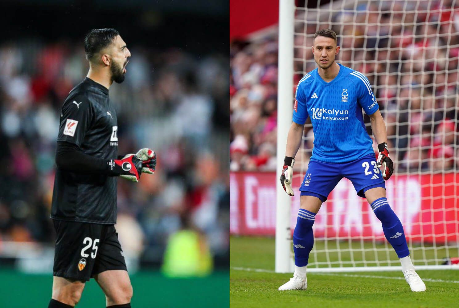 Giorgi Mamardashvili y Odysseas Vlachodimos.