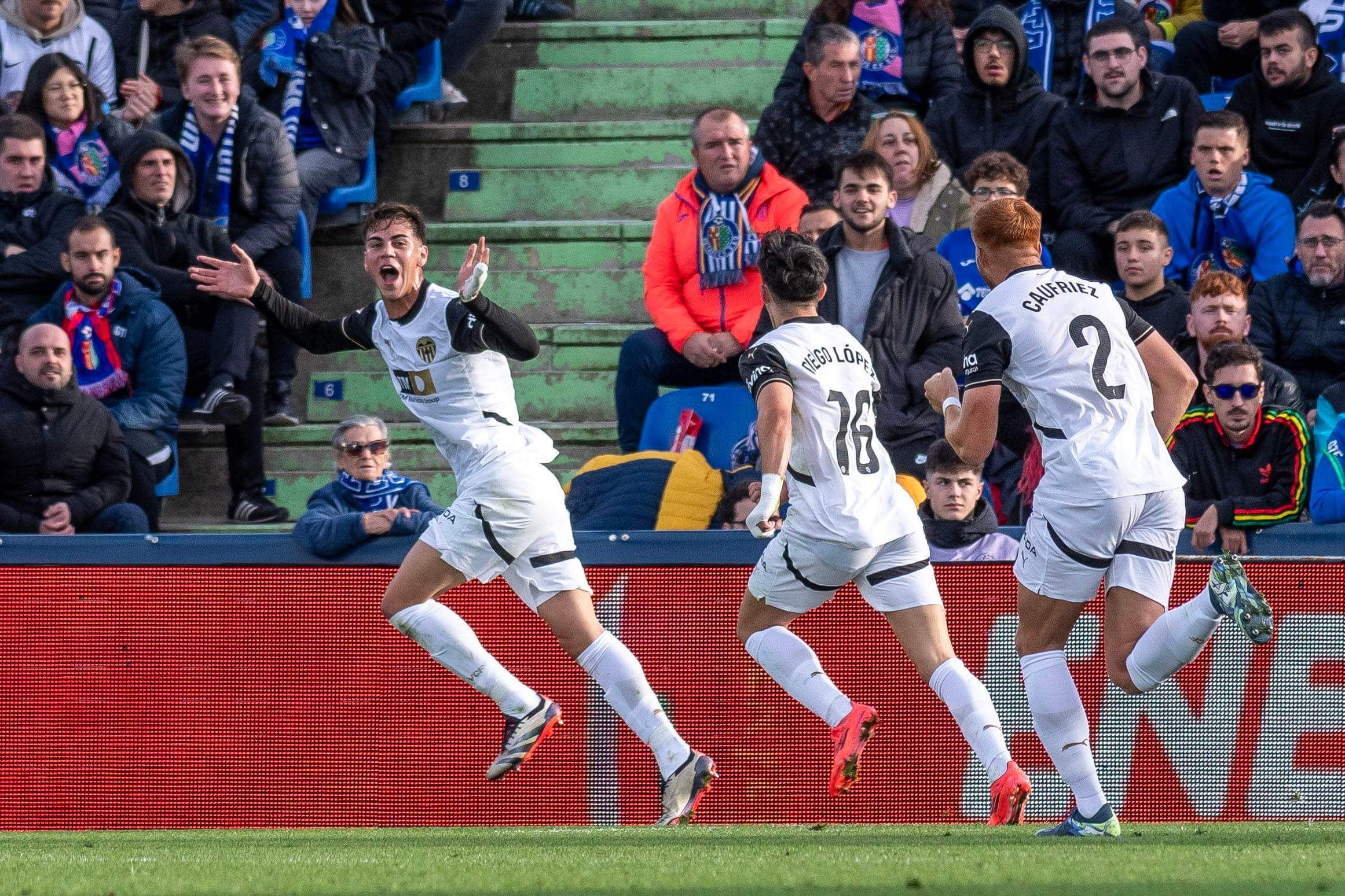 Gol de Enzo Barrenechea al Getafe CF.