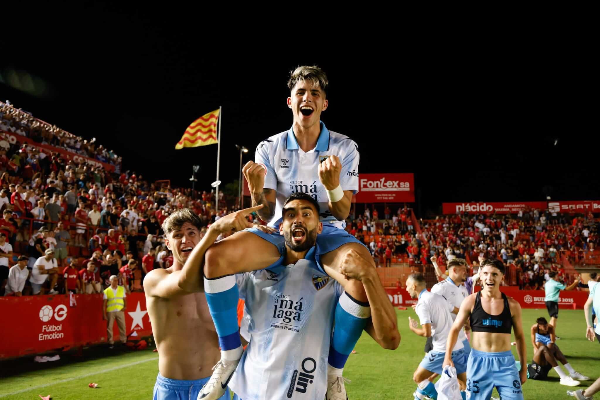 Antoñito Cordero, celebrando el ascenso.