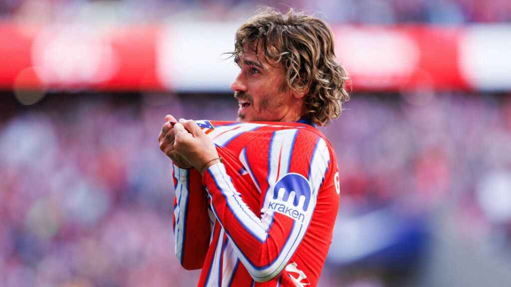  Antoine Griezmann, en un partido del Atlético de Madrid (Cordon Press)