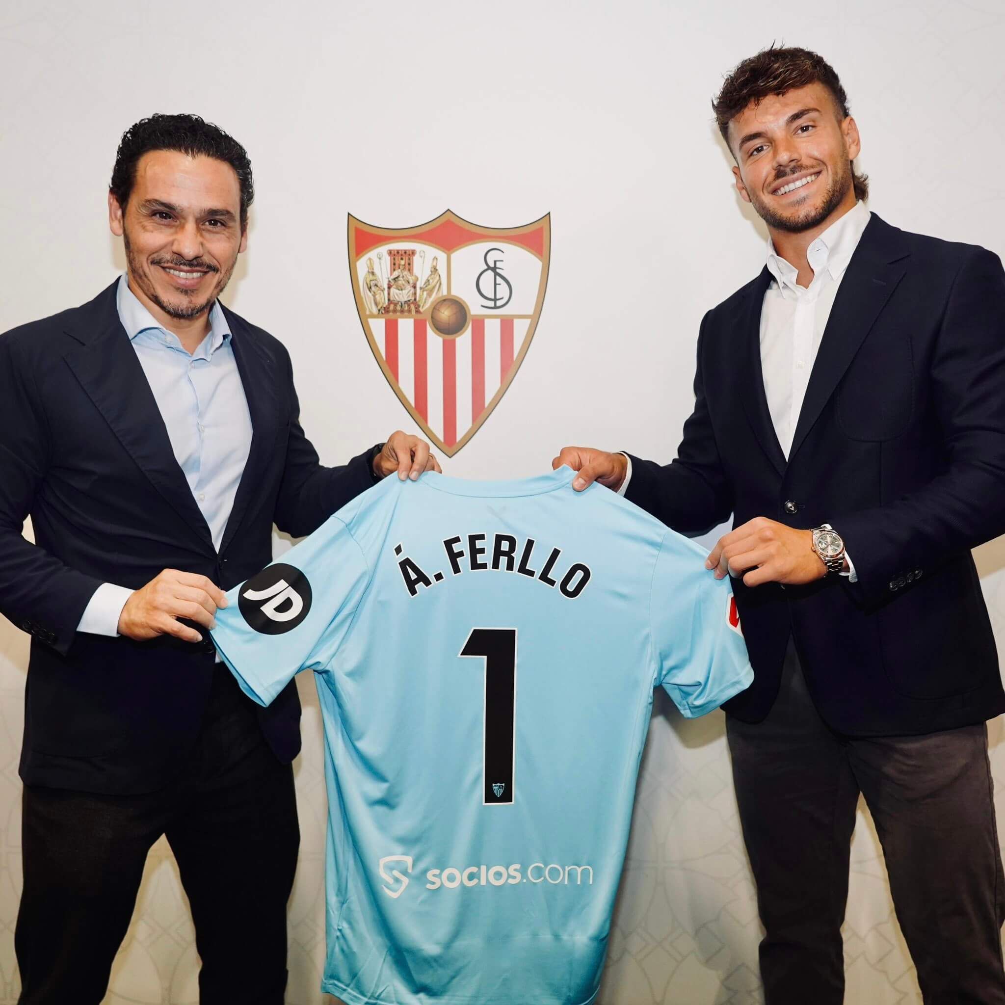 Álvaro Fernández, nuevo portero del Sevilla.